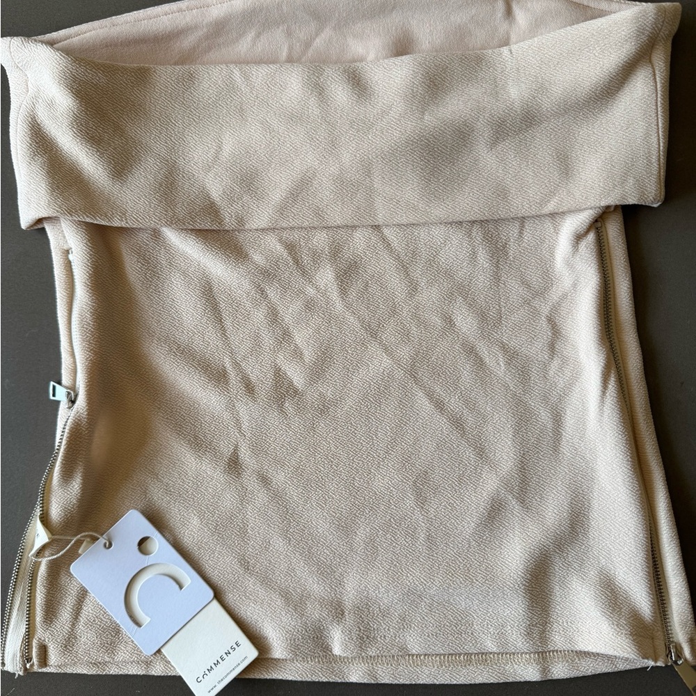 Commense Cream Off-Shoulder Top - Picture 3 of 3